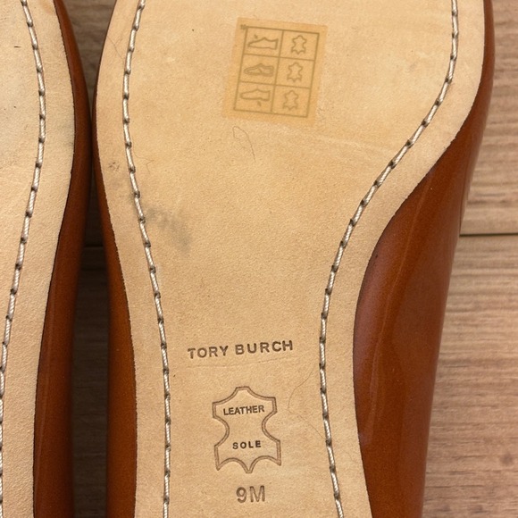 TORY BURCH Georgia Pump Women Size 9 Cuoio Orange Brown Casual Formal Office - Picture 2 of 12